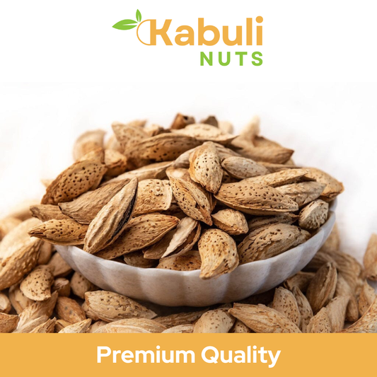 Premium Afghan Mamra Almonds with Shell – Kabuli Nuts