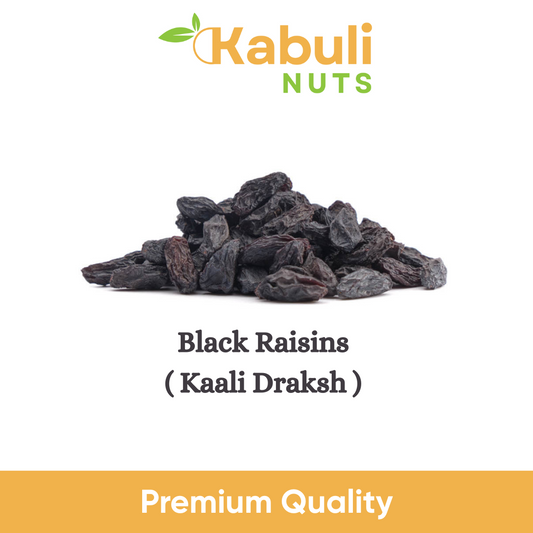 Black Raisins Seedless (Kaali Draksh)